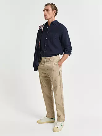 GANT | Chemise en lin coupe classique | blau